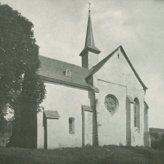 Pfarrkirche in Girkhausen 1893 (Südwestansicht)
