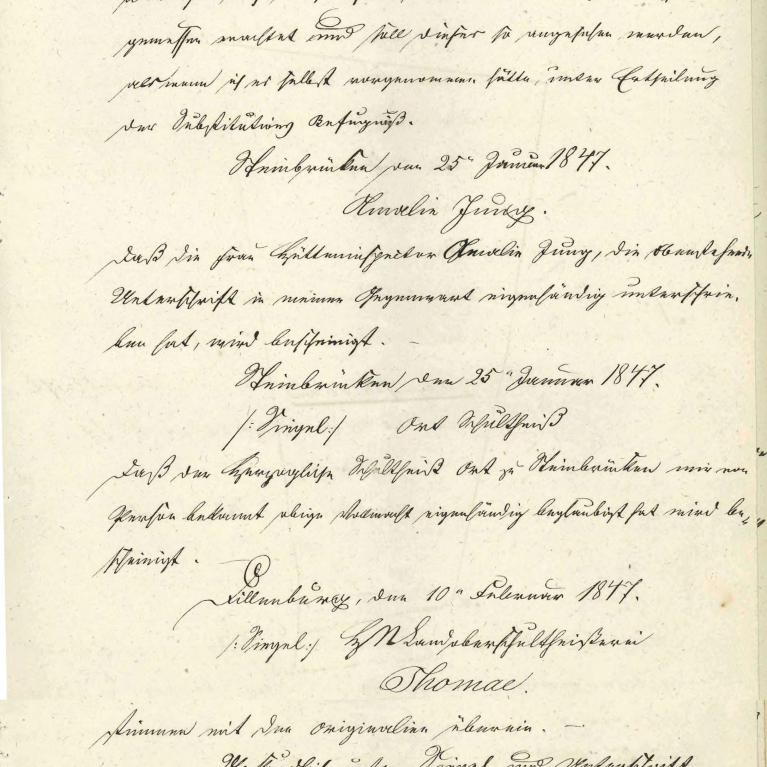 Kaufkontrakt Amalienhütte 1847 (13)